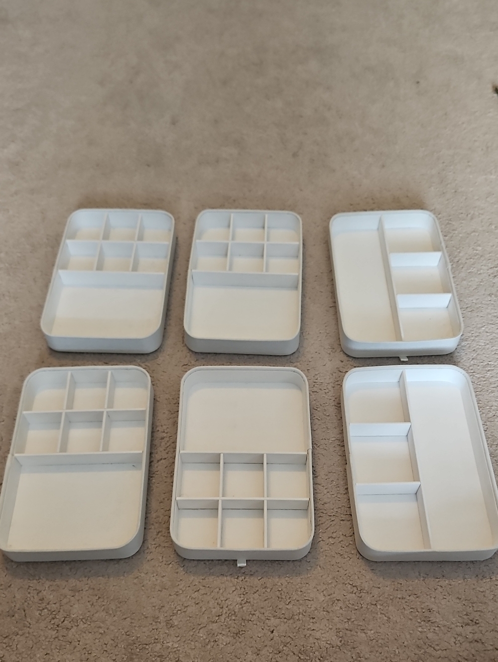 EUC A New Day Multi-Compartment Organizers - Set of 6